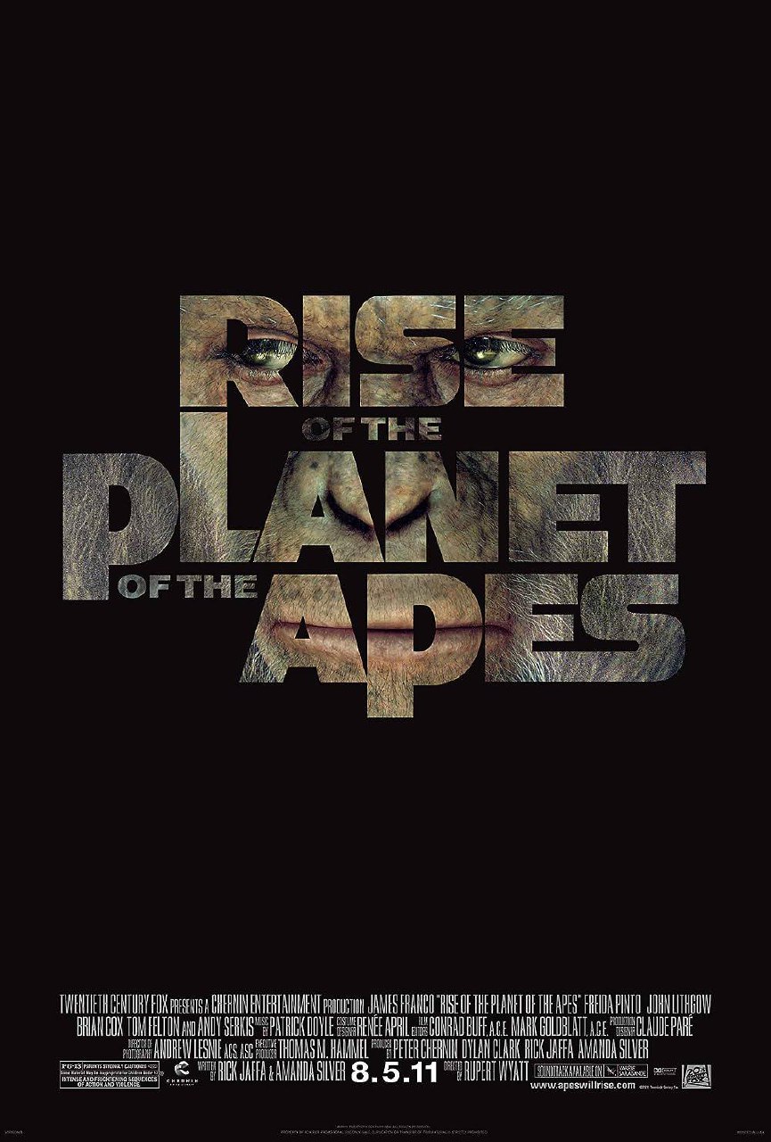 Rise of the Planet of the Apes movie poster